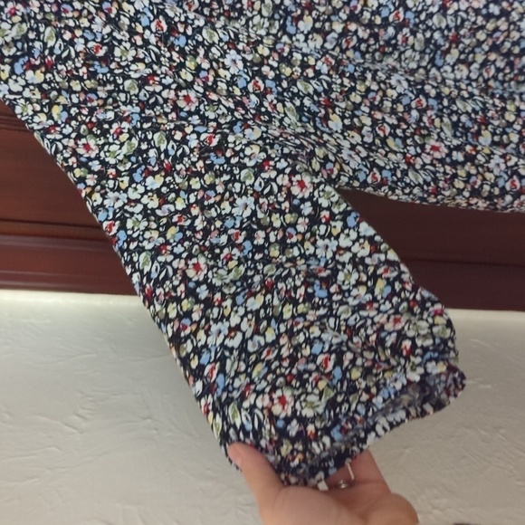 Alexander Jordan Floral Cottagecore Blouse Size Large - Picture 3 of 5